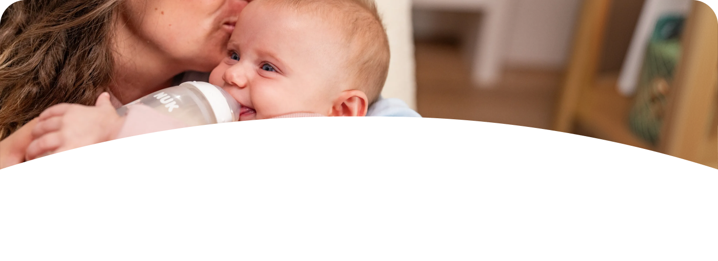 [Translate to Czech (Reborn) nuk.cz:] Baby with Babybottle