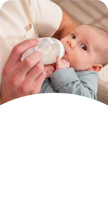 [Translate to Czech (Reborn) nuk.cz:] Baby with Babybottle