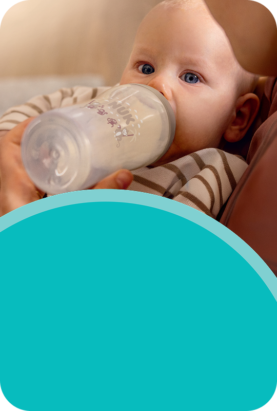 [Translate to Czech (Reborn) nuk.cz:] Baby with Babybottle
