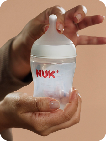 [Translate to Czech (Reborn):] NUK Perfect Match bottle pinched