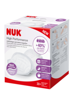 NUK Prsní polštářky High Performance 30 ks v balení