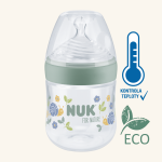NUK for Nature kojenecká láhev s kontrolou teploty 150 ml