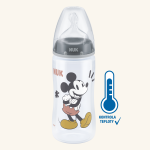 NUK First Choice Mickey Mouse láhev s kontrolou teploty 300 ml
